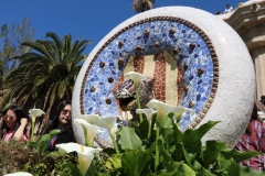 Barcelone - Parc Güell - La tête de dragon